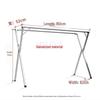 miflame Foldable Double Pole Drying Rack