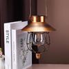 Outdoor Waterproof Retro Wrought Iron Solar Hanging Light for Garden and Camping