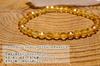 for and Citrine Bracelet for Men and Women Natural 4mm Round Gemstone 17cm Size for Kanoishi [Amulet Wealth, Fortune, Happiness] - Stone, Cut,