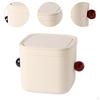 Countertop Trash Can Wastebasket Nonslip Space Saving Reusable Garbage Mini for Home