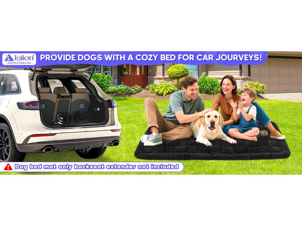 Plush Non-Slip Car Backseat Pet Cushion and Sofa Pad