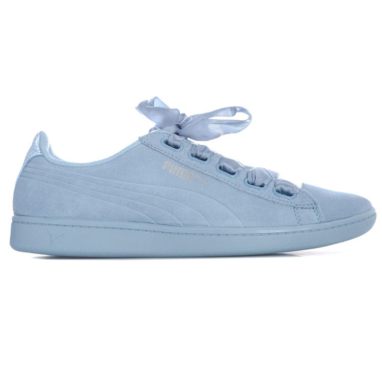 Puma Vikky Ribbon Satin Retro Casual Sneakers Women Sneakers Blue 366416-04