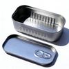 1Pcs Sardine Can Shaped Storage Tin Box Portable Tinplate Material Sealed Jar With Lid For Storing Small Items Household Goods