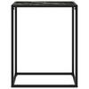 Console Table Black 60x35x75 Cm Tempered Glass