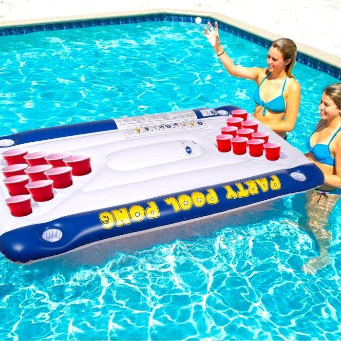 Matelas beer pong - out of the blue - 152x76x15 cm - plastique - extérieur - mixte
