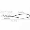 Kit Lanyard DIY pentru Telefon Sfoară pentru Telefon Pandantiv pentru Telefon Lanț pentru Telefon din Poliester Potrivit pentru Stick-uri USB Player MP3 Realizarea Bijuteriilor
