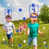 Basketballwerfen mit einem Reifen auf dem Kopf, Intellektuelles Spielzeug, Eltern-Kind-Spielinteraktion, Kreatives Basketballspielzeug auf dem Kopf