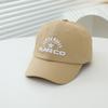 Children's Hats Spring and Autumn Thin Baby Letter Embroidered Sun Hat Kindergarten Baseball Summer Baseball Cap