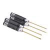 4Pcs RC Repair Screwdrivers Titanium Coated Hex Screwdriver Tool Set for RC Car Ship Airplanes