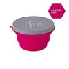 Large Capacity Outdoor Silicone Folding Kettle for Open Flame Boiling - Ideal Camping Cookware & Tableware