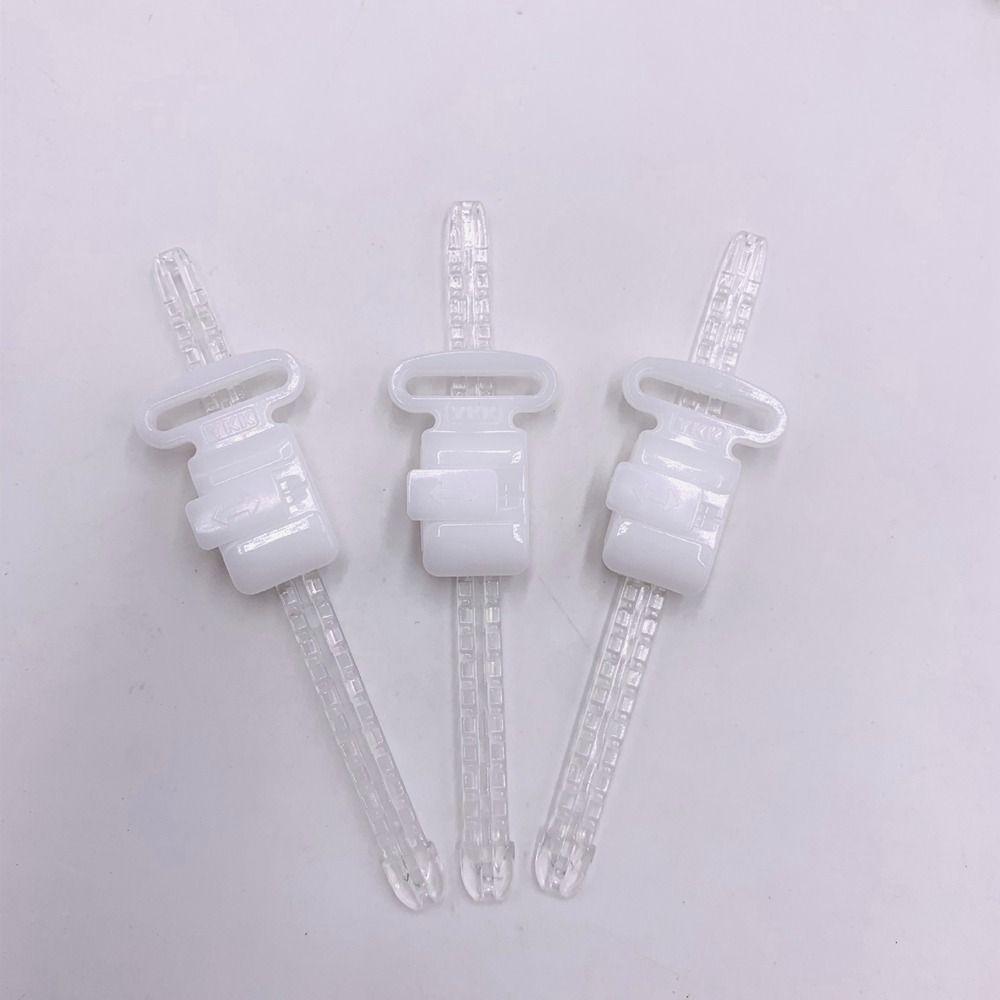 5pcs High Quality Black/White Adjusting Clips 6/8cm Plastic Uniform Suitcase Buckle Luggage Accessories