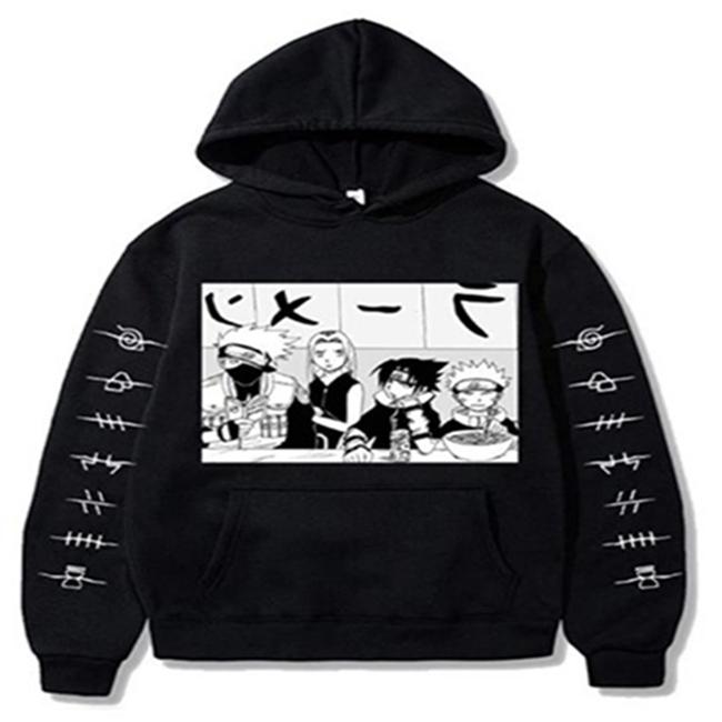 Anime Hoodie Naruto Hoodie Cotton Sweatshirt Fall/Winter Long Sleeve Pullover S-XXXXL
