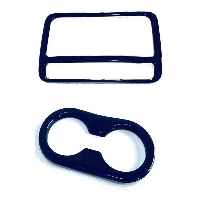 For Mazda CX60 cx 60 2024 ABS Car Interior Rear Seat Car Air Conditioner Outlet Vent Rear Water Cup Holder Cover Trim