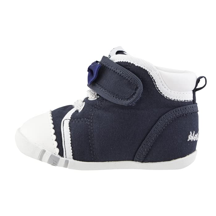 MIKIHOUSE HOT BISCUITS First Baby Size Navy Blue Shoes, 73-9301-575, 11.5cm,