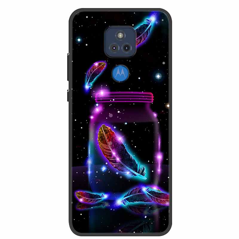 For Moto E7 Plus Case Bumper Silicone TPU Soft Phone Cover For Motorola Moto E7 Plus Case Cartoon Funda E 7 Plus E7Plus Coque