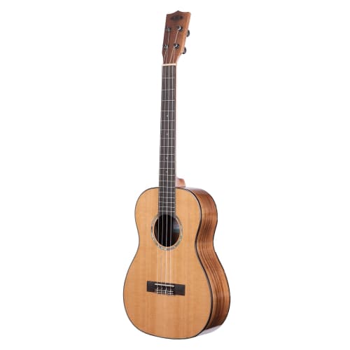 KALA Gloss Solid Cedar Top Acacia Series Baritone Ukulele (KA-SCAC-B) with Case (Includes Case)