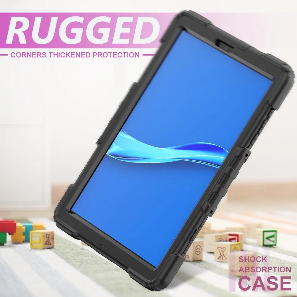 Case For Tab 10.1 TB311XU Xiaoxin Pad 11 M11 M10 3rd Gen TB328F Shockproof Cover+PET Screen Protector+Shoulder Strap