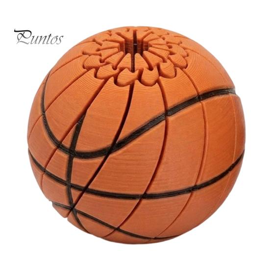 Twisting Tennis Toy 3D Printed Football Toy, Spiral Slippery Baseball Golf Basketball Stress Relief Rotating Fidget Sports Ball Desk Basketball