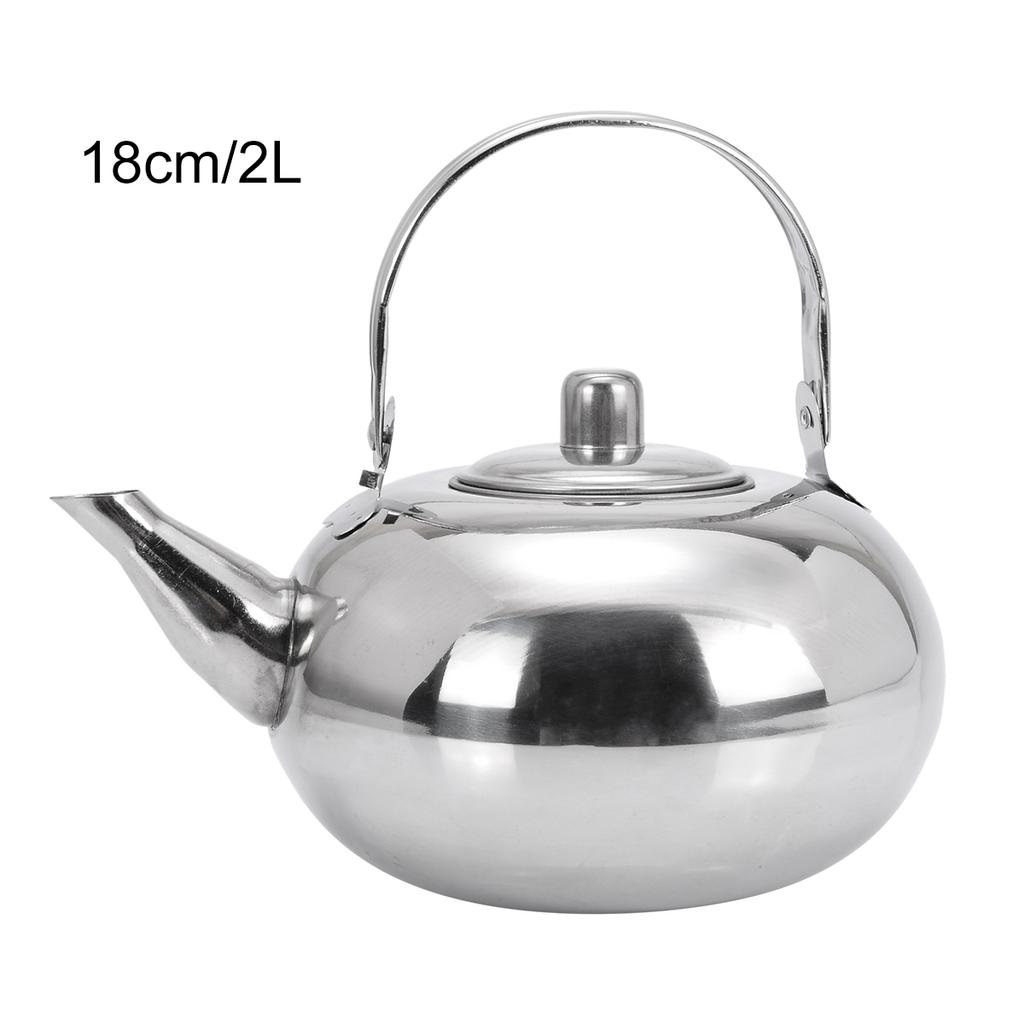 Stainless Steel Teapot Boiling Water Coffee Tools Dinnerware Filter Tea For Coffee Tea Home Kitchen Brand New High Quality