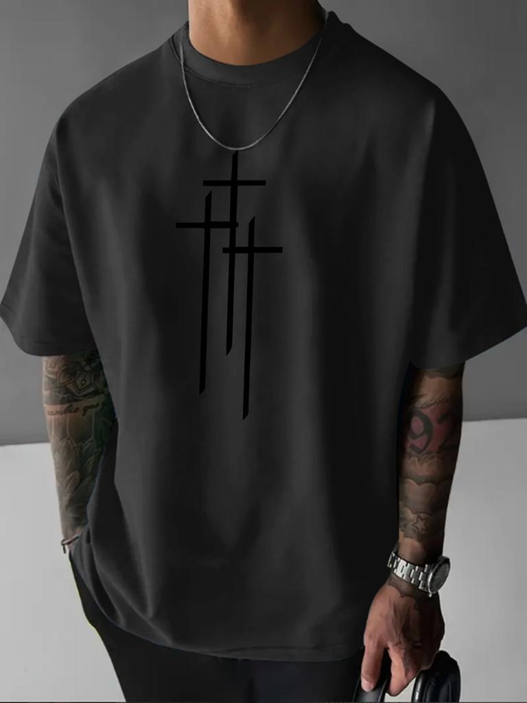 2025 Summer New Mens Tshirt Casual fashionable simple pattern printed outdoor street mens Tshirt