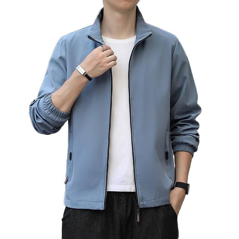 Jacket Men's Color Blocking 2025 Autumn and Winter New Men's Youth Windproof Fashion Casual Top Jacket Trend