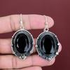Faceted Black Onyx Earrings Handmade Jewelry Gemstone Dangle Earrings 925 Sterling Silver Earring Wonderful Black Onyx Jewelry Gifts For Mom