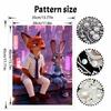 Disney DIY Pearl Painting Nick and Judy Illustrations Decorative Paintings Creative Ornaments Friends Gifts Desktop Ornaments Home Decoration