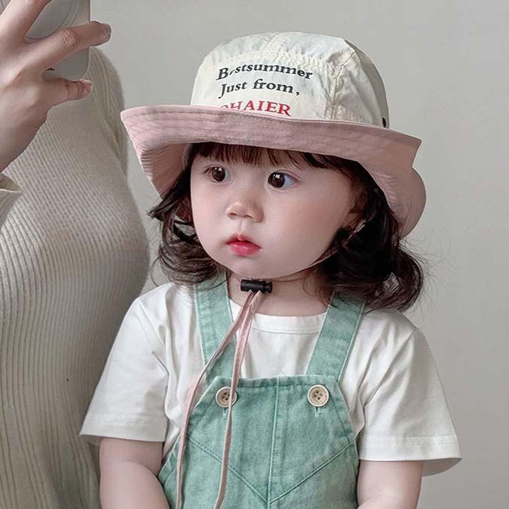 Sweet Korean Style Candy Color Bucket Cap Comfortable Thin Summer Kid Sun Hat Breathable Anti-UV Quick-dry Fisherman Hat Daily