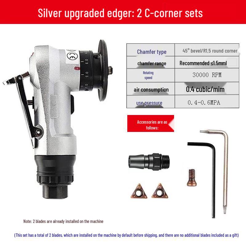 Handheld 45° Pneumatic Chamfering Machine for Metal Deburring