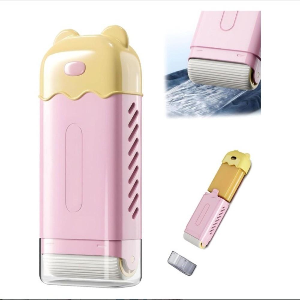 Waterproof Bear-Shaped Rolling Soap Holder Plastic Sealing Self-Draining Soap Box with Foaming Roller Sealed Soap Rack