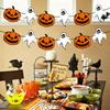 Halloween Hanging Ornament Pumpkin Ghost Design for Home Party Wall Decoration Festival Prop for Halloween Decor and Supplies