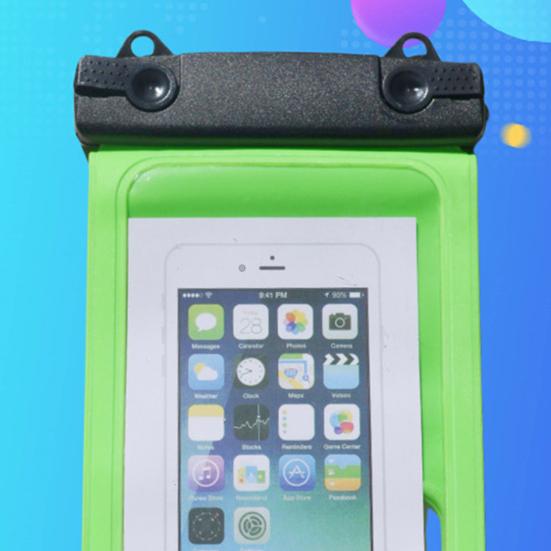 Waterproof Cell Phone Pouch Clear Underwater Phone Holder Protector Universal Mobile Phone Dry Bag with Neck Lanyard for Beach Swimming Pool