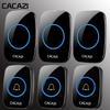Wireless Waterproof Music Doorbell with Remote Control and Long-Distance Three-Way Communication (US, UK, JP, EU Specs)