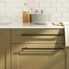 Furniture Handles 5 pcs Black 320 mm Stainless Steel