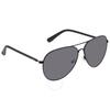 Calvin Klein Grey Pilot Unisex Sunglasses Ck19314s 001 60
