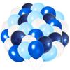 Blue White Balloons Birthday Party 30cm Large Strong Durable 100 Pcs