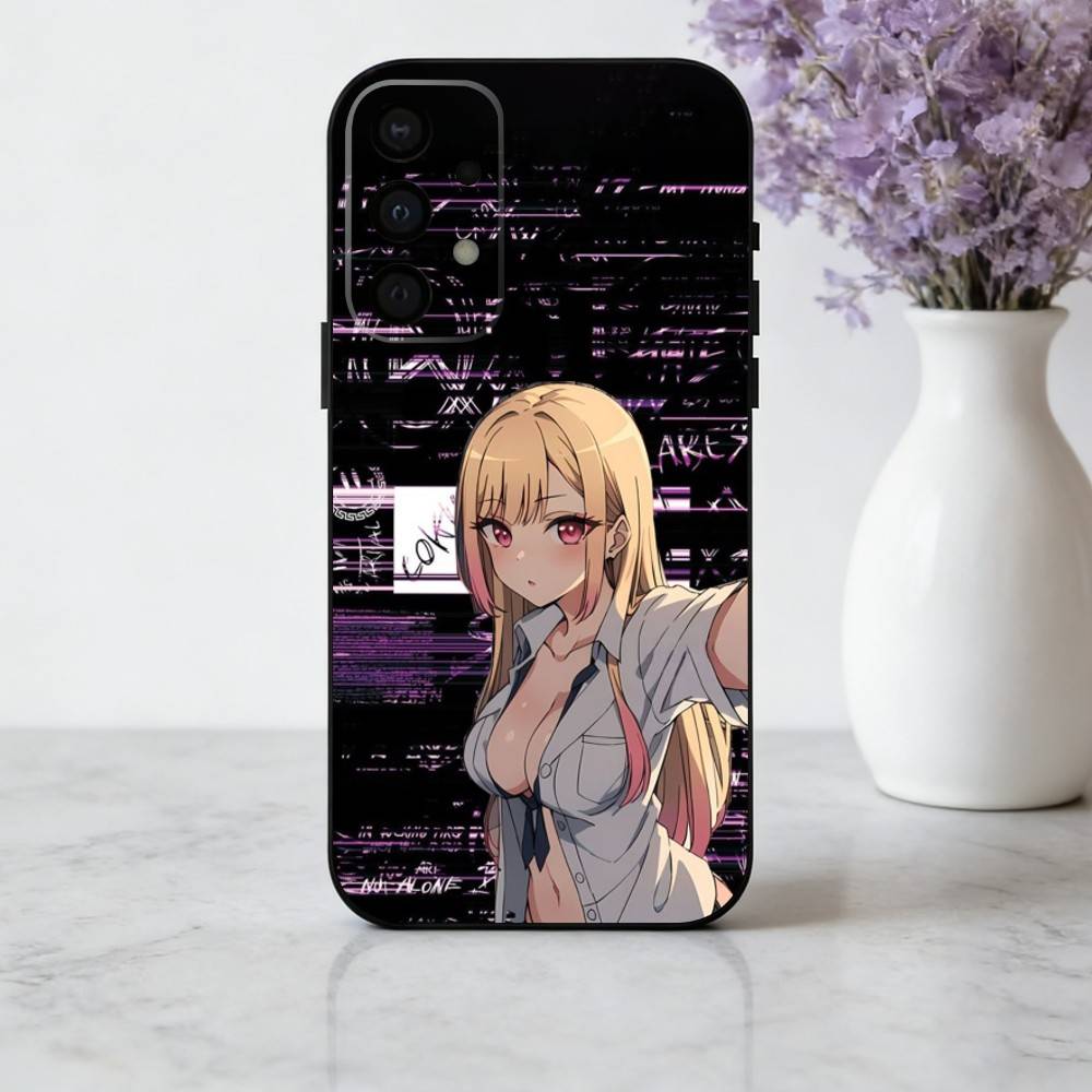 M-Marin K-Kitagawa My Dress Up D-Darling  Phone Case For Samsung Galaxy A73,A72,A71,A70,A53,A52,A51,Soft Silicone Black Cover