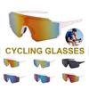 Men's And Women's Outdoor Cycling Glasses One-piece Bicycle Windshield Glasses Outdoor Sunglasses Colorful Sports Glasses 9830
