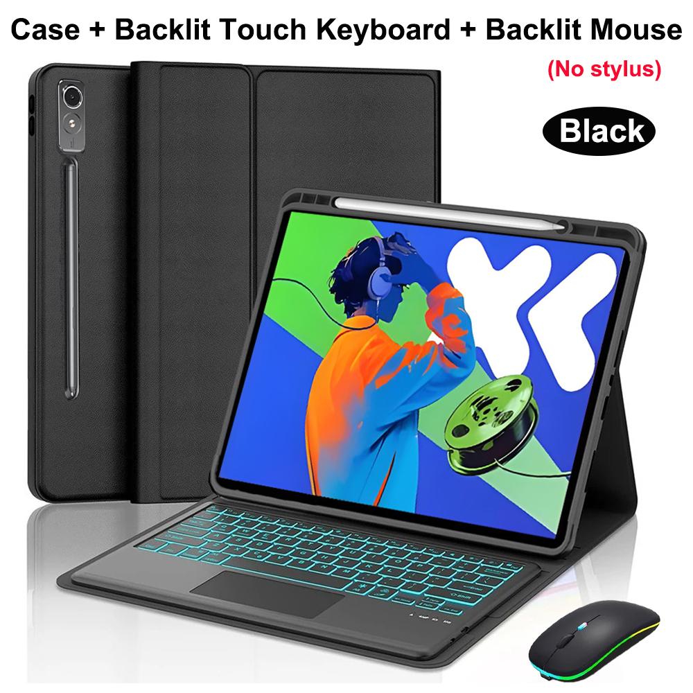 Case for Xiaoxin Pad Pro 12.7 Inch , Magnetic Bluetooth Keyboard Cover for Idea Tab Pro 12.7 (TB373FU/TB375FC)