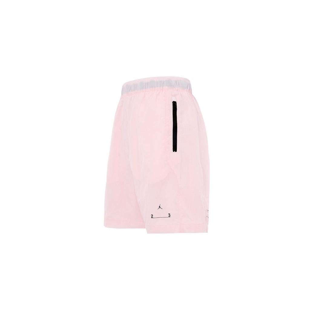 Jordan Mens Logo Print Mid-Rise Casual Shorts Pink DQ7876-610