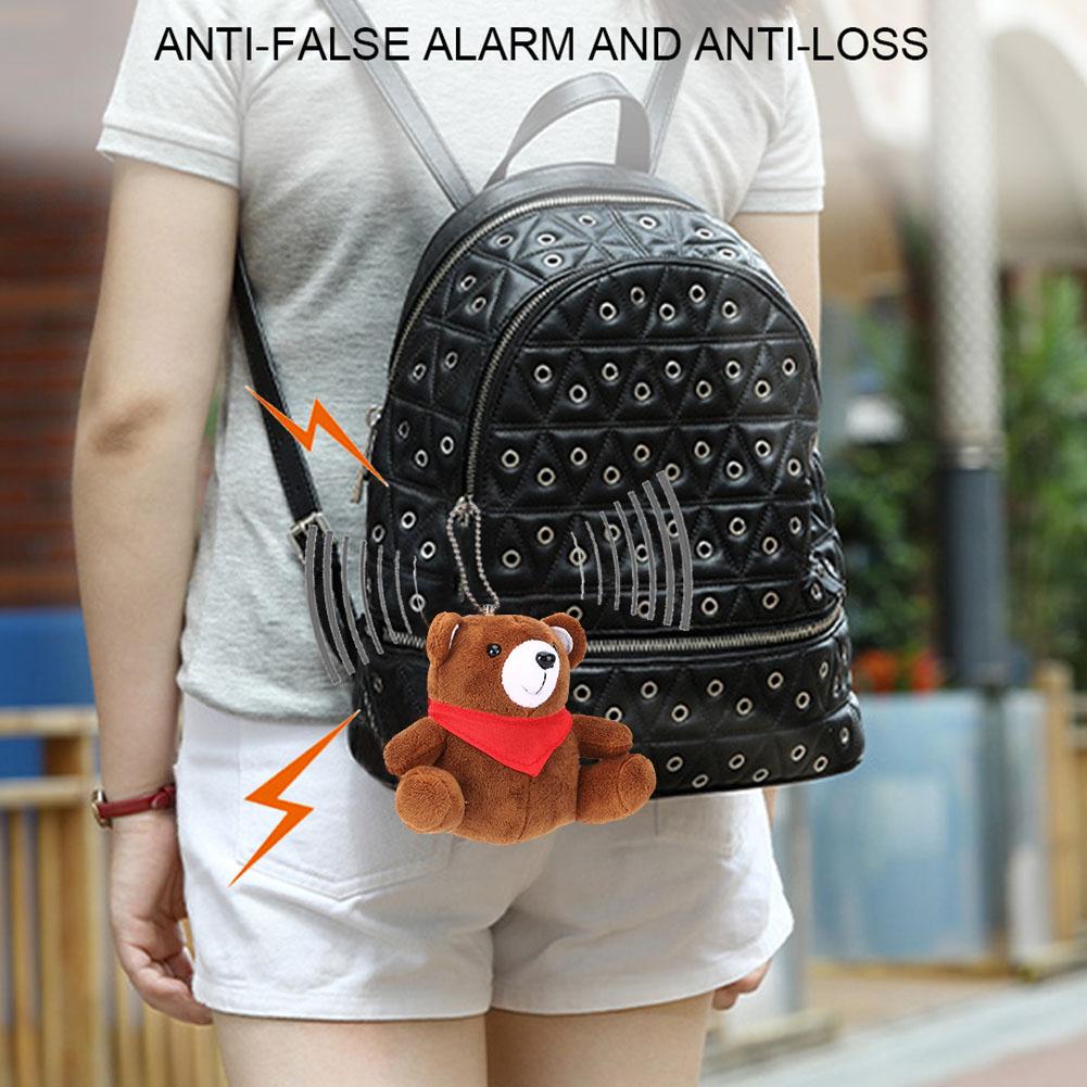 

Security Alarm Key Chain Cute Pattern Plush Women Elderly Emergency Safety Alarm