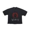 Vintage Washed Cotton Oversized Streetwear Tee Men Women 2026 Loose Fit Graphic Short Sleeve T-Shirt