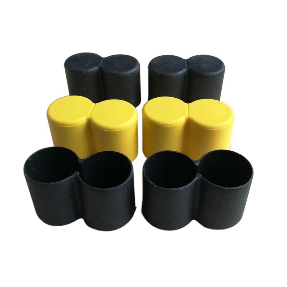 Silicone Pads Round Bottom Furniture Feet Double Tube Feet Covers Chair Leg Caps Plastic Pipe Cover