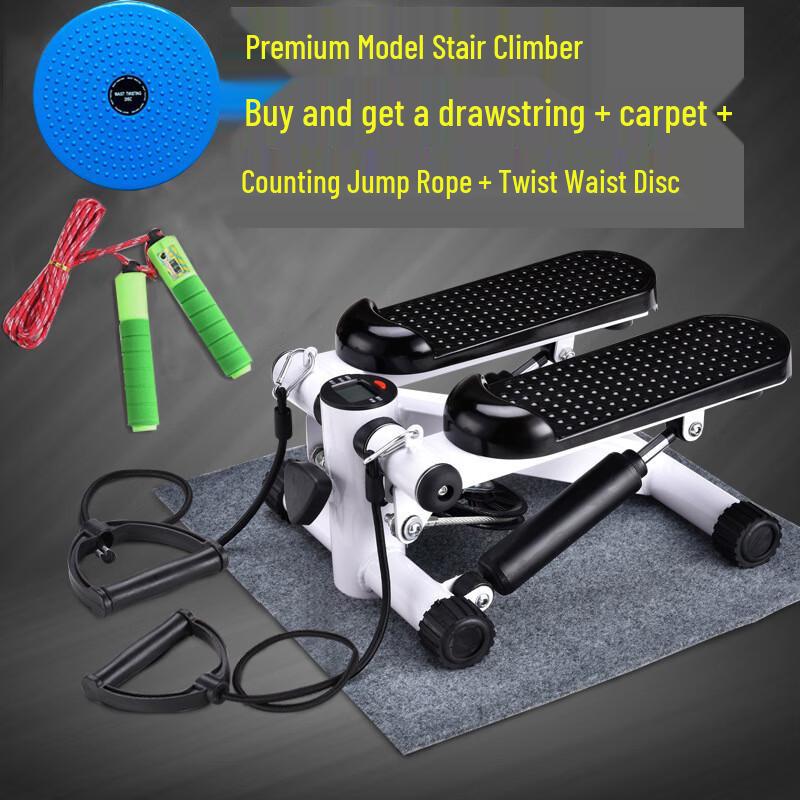 WEZHO Deluxe Home Stepper with Resistance Bands