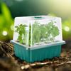 12 Holes Nursery Seedling Dish Seedling Starter Trays Garden Nursery Pot Greenhouse Seeding Germination Kit Home Garden Supplies