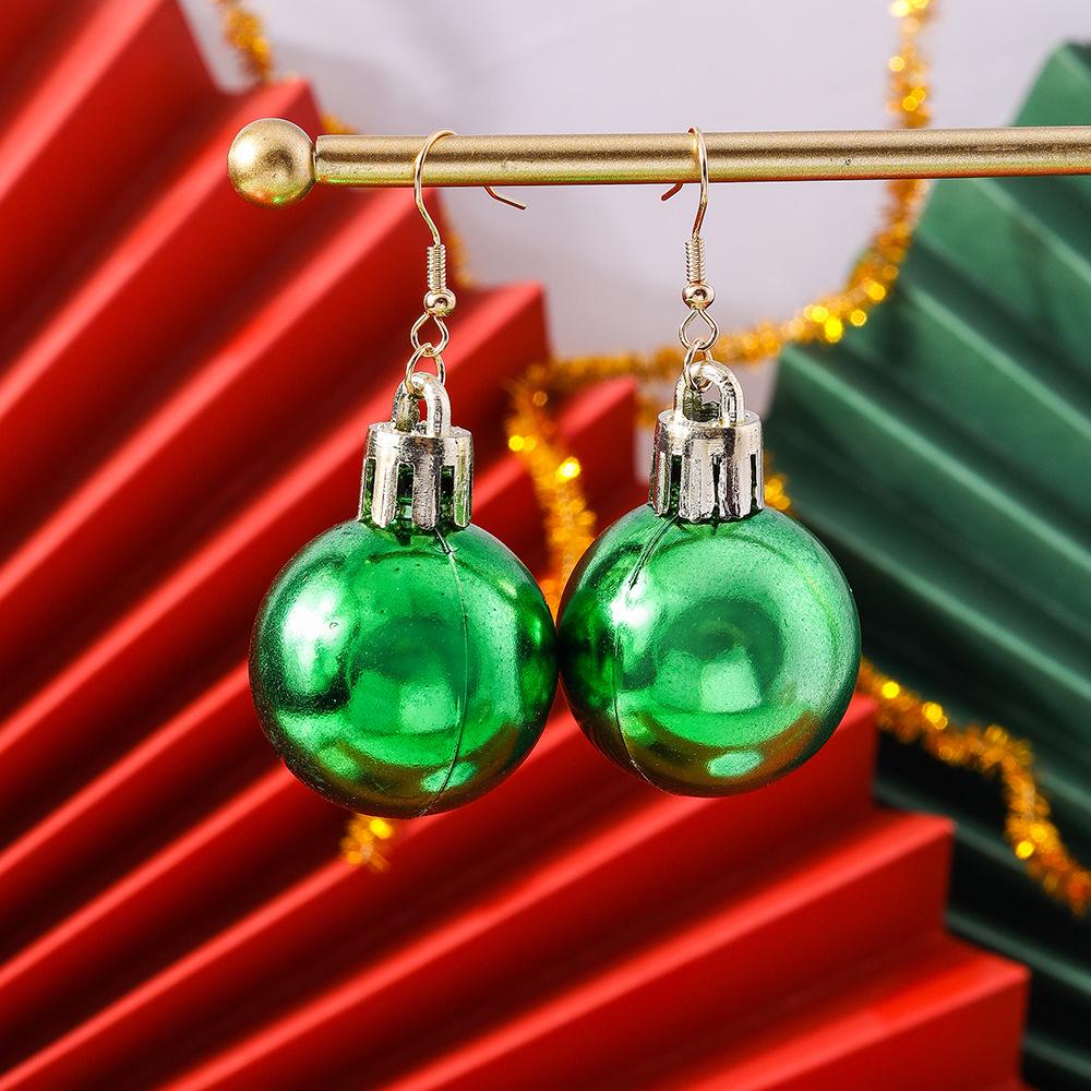 2024 Multicolor Christmas Light Bulb Earrings - European & American Style Women's Jewelry