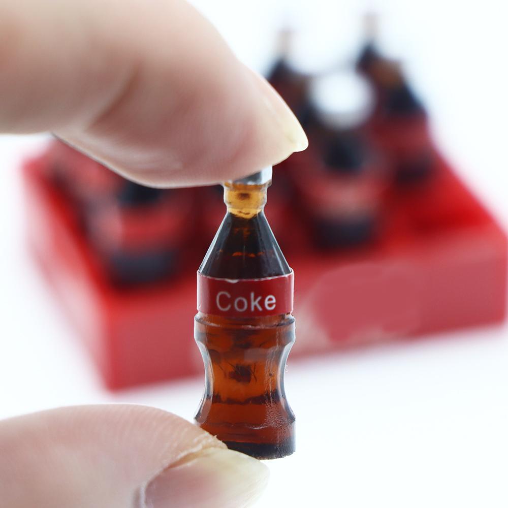 13 ks/sada Domeček pro panenky Miniaturní Mini lahve Coly Podnos na nápoje Úložný box Modelové sady Kuchyně Jídlo Hra Scéna Dekorace Příslušenství