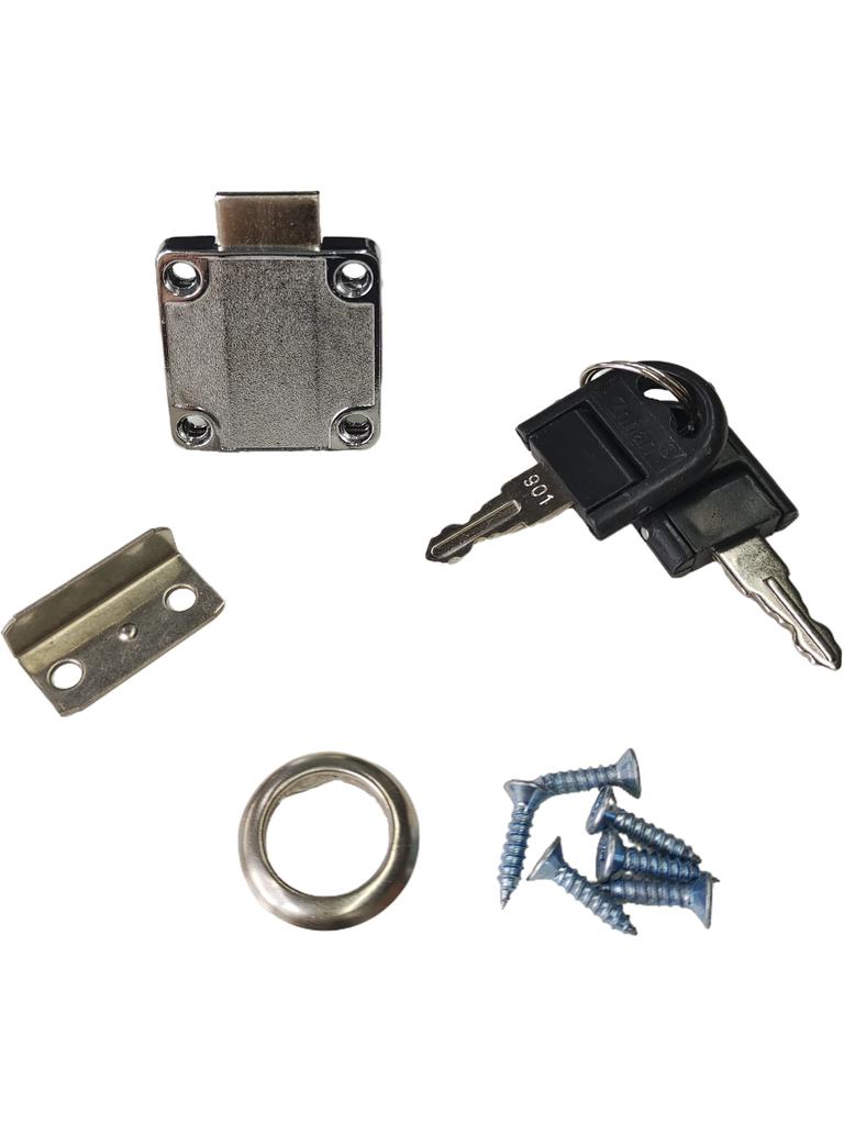 1 Set Cabinet Drawer Latch Locks Furniture Door Lock Hardware Desk Lock Wardrobe Cabinet Door Locks Bedside Bookcase Solid Lock