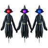 Halloween Witch Holding Hands Three Colorful Luminous Button Belt Atmosphere Layout Scene Decoration Props