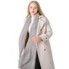 Autumn and winter new acrylic solid color wool scarf men's and women's couple extended wool scarf shawl